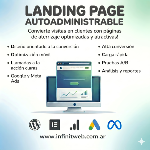 Landing Page Autoadministrable con WordPress