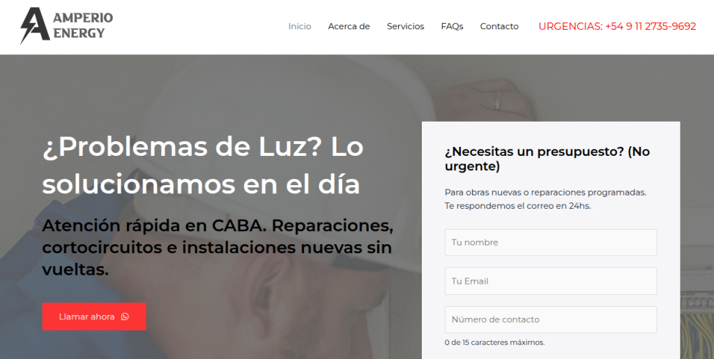 servicios wordpress elementor